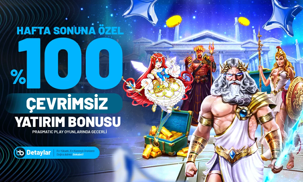 %100 PRAGMATİC SLOT YATIRIM BONUSU