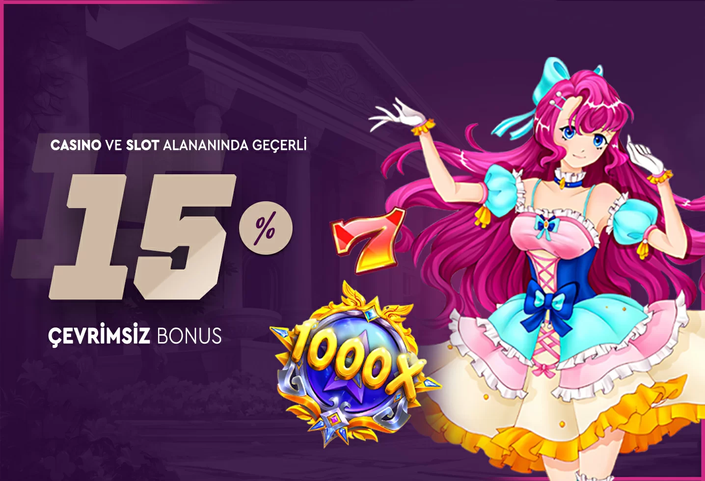 %15 ÇEVRIMSIZ CASINO BONUSU