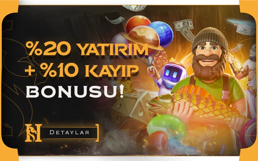 %20 Yatırım + %10 Kayıp Bonusu