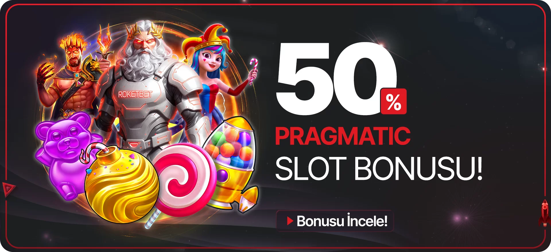 PRAGMATIC PLAY %50 YATIRIM BONUSU