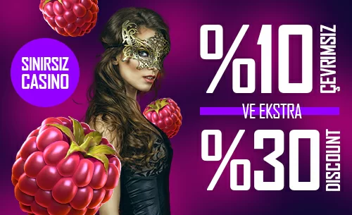 Casino % 10 Yatırım Bonusu +% 30 Discount