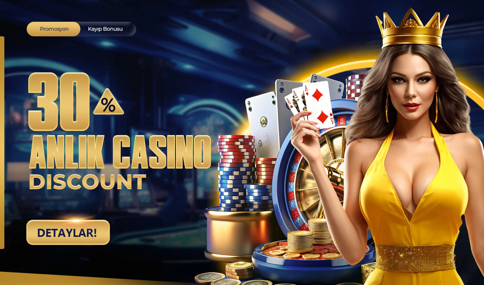 %30 ANLIK CASINO DISCOUNT