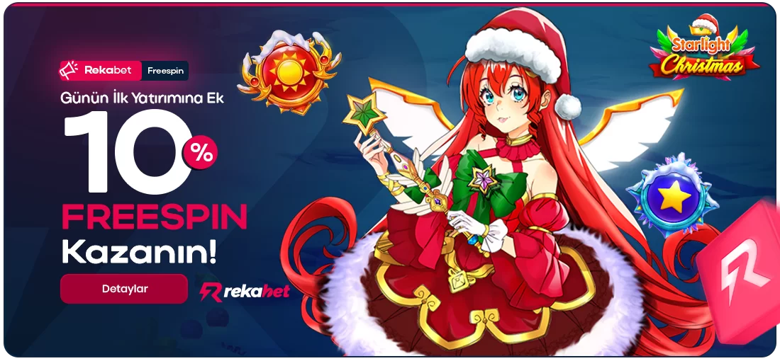 GÜNÜN İLK YATIRIMINA %10 EK FREESPIN