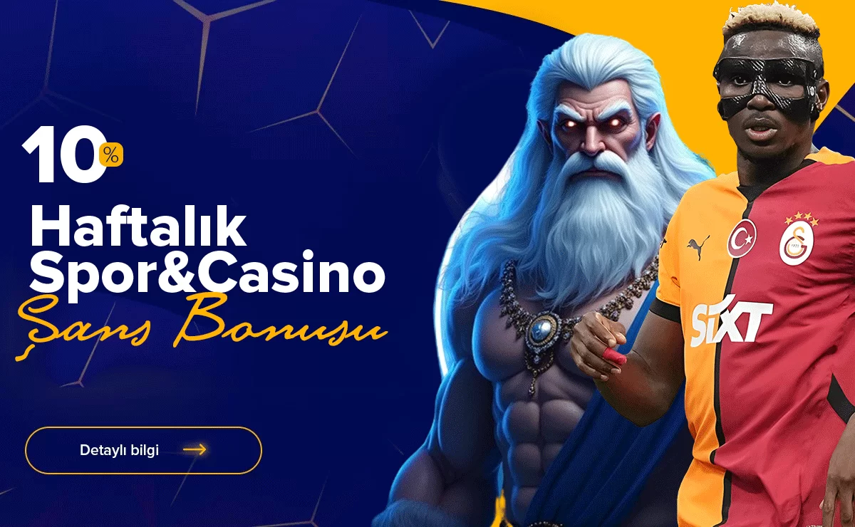 %10 HAFTALIK ŞANS BONUSU