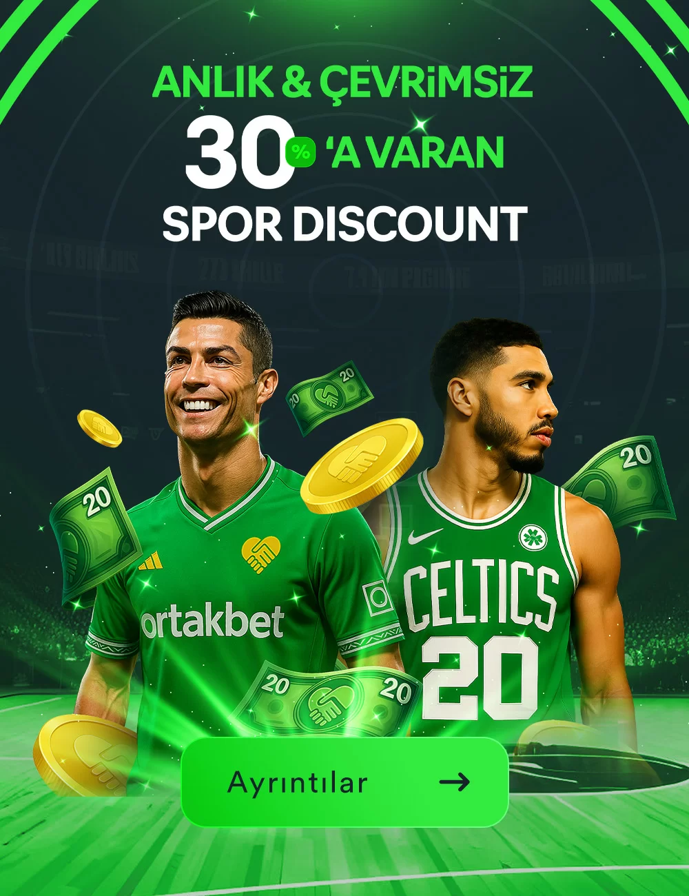 %30 ‘A VARAN ANLIK VE ÇEVRIMSIZ SPOR KAYIP BONUSU