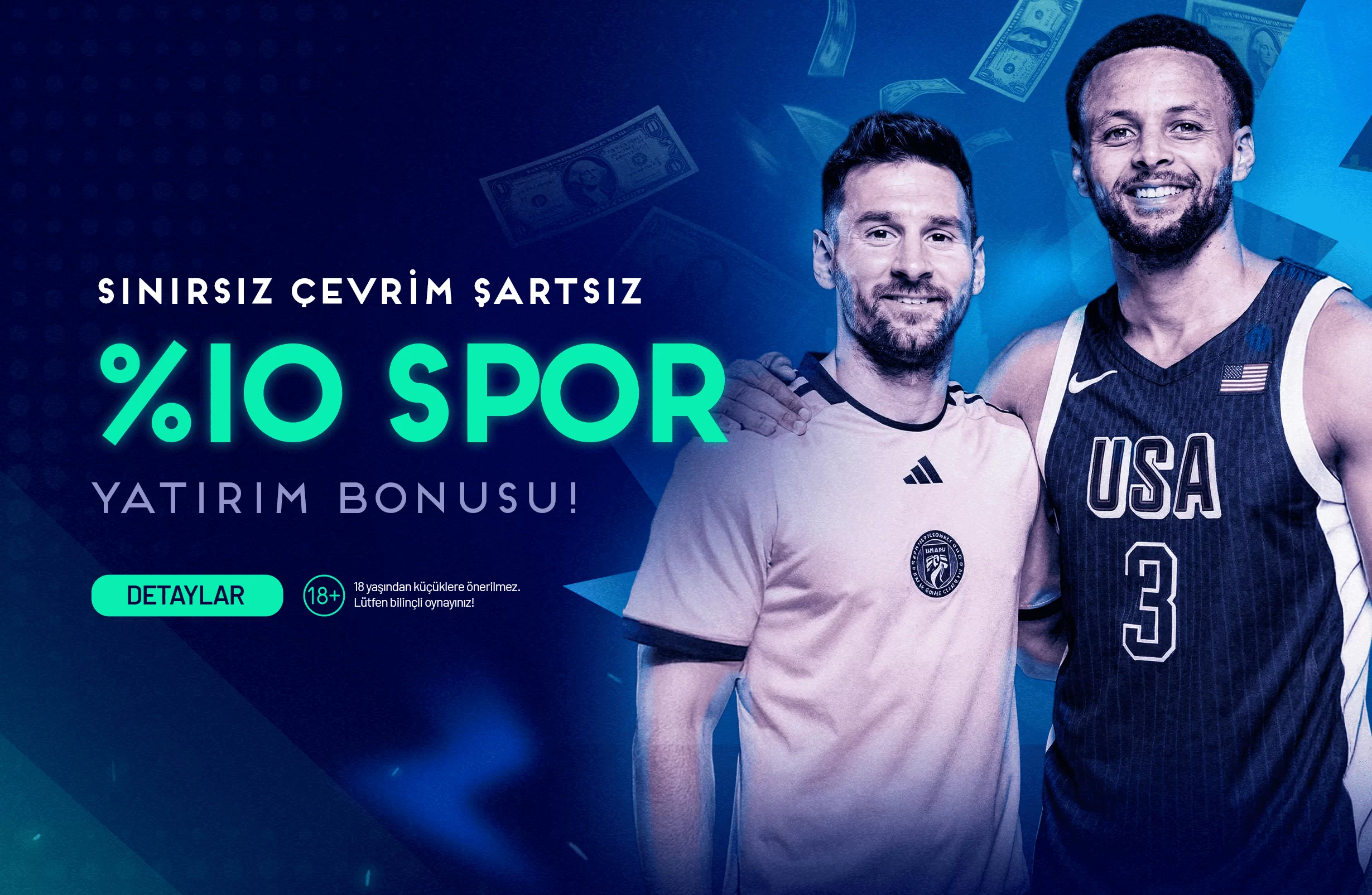%10 ÇEVRİMSİZ YATIRIM BONUSU - SPOR