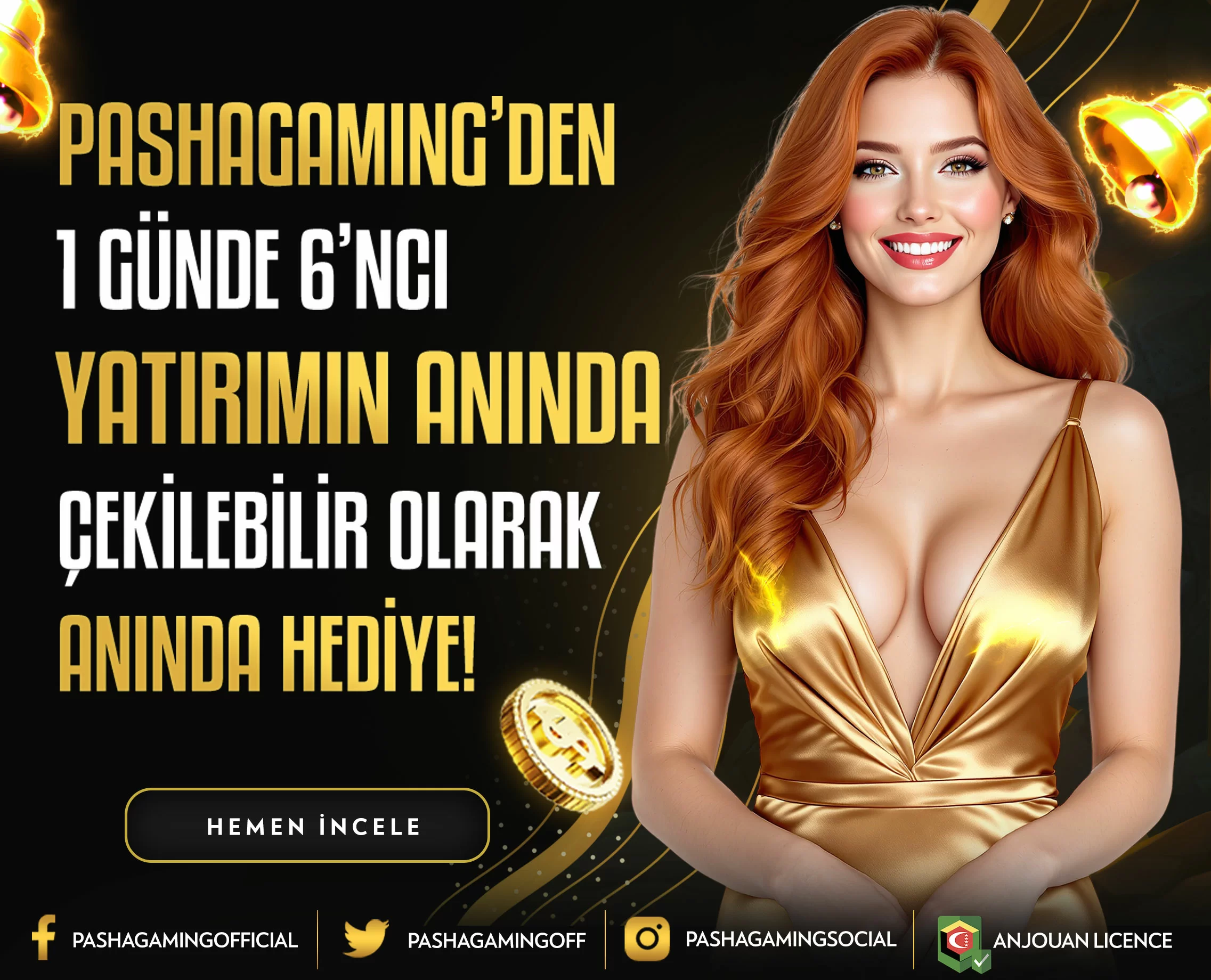 PASHAGAMİNG'DEN 6.YATIRIMIN HEDİYE!