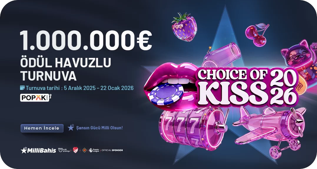 1.000.000€ ÖDÜLLÜ SLOT TURNUVASI