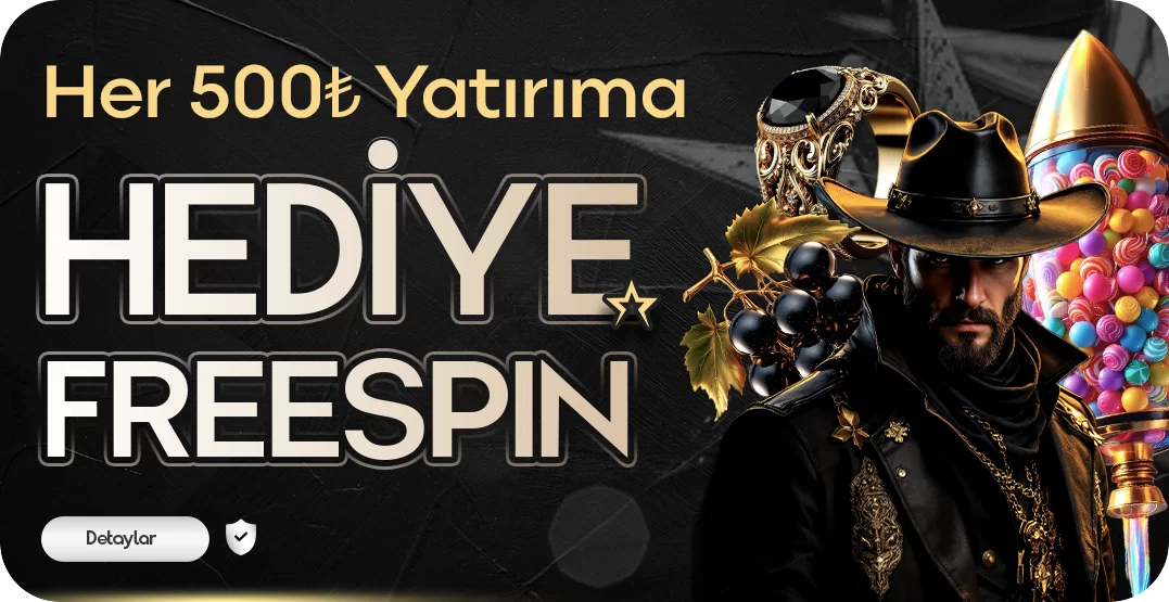 HER YATIRIMA ANINDA 50 FREESPİN HEDİYE