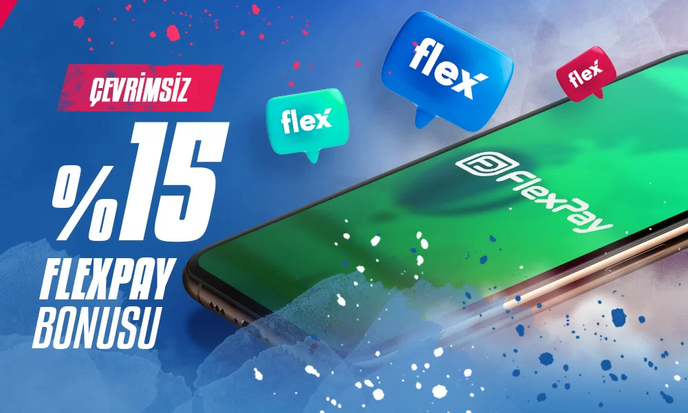 FLEXPAY ÇEVRİMSİZ %15 BONUSU