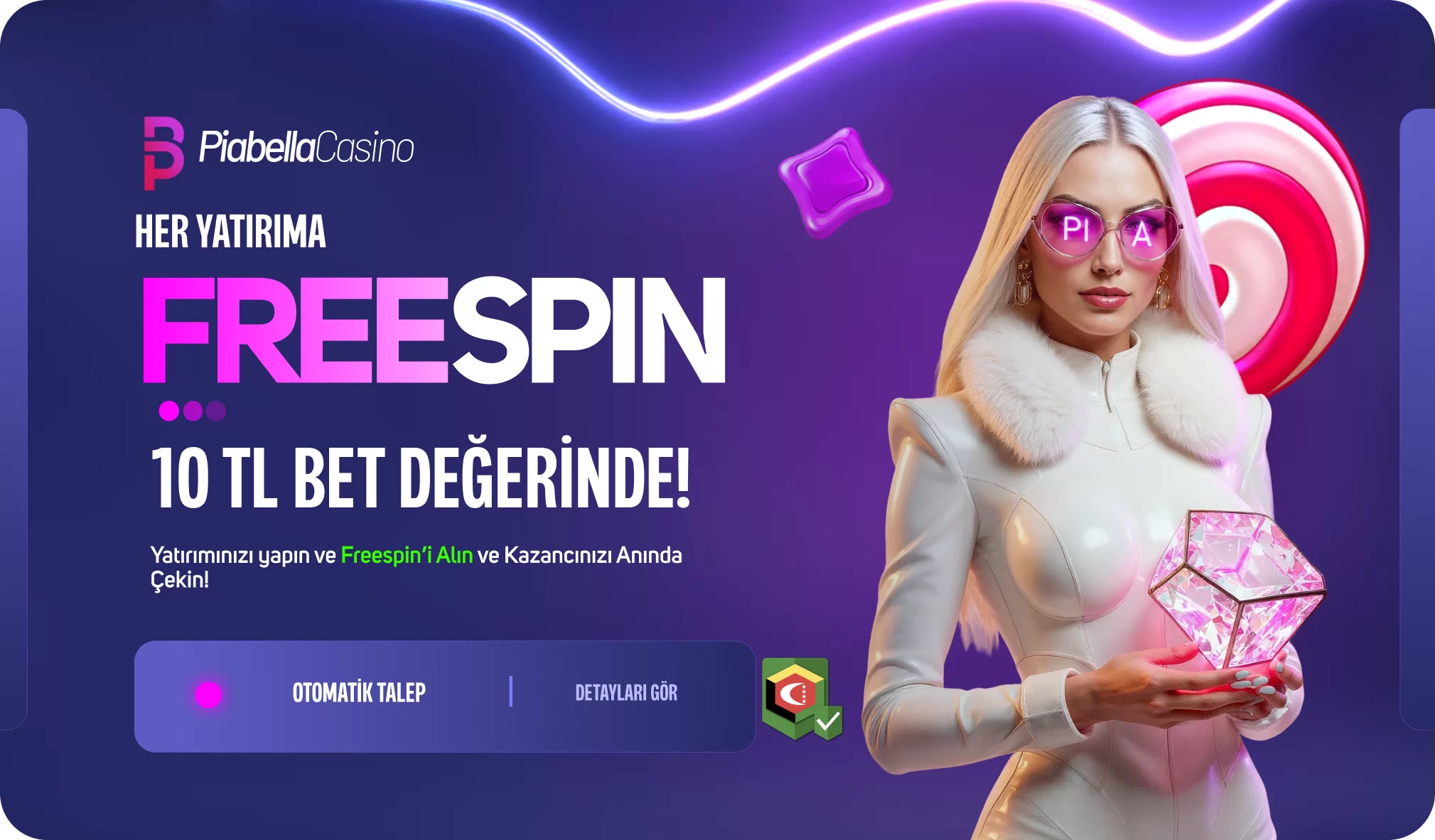 10 TRY BET DEĞERİNDE HER YATIRIMINIZA ÖZEL FREESPIN!