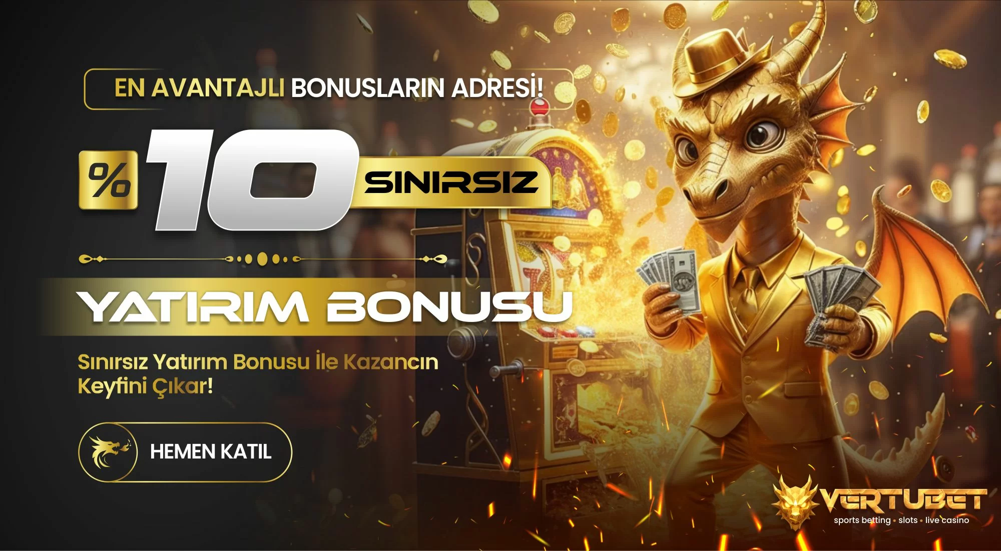 %10 SINIRSIZ YATIRIM BONUSU