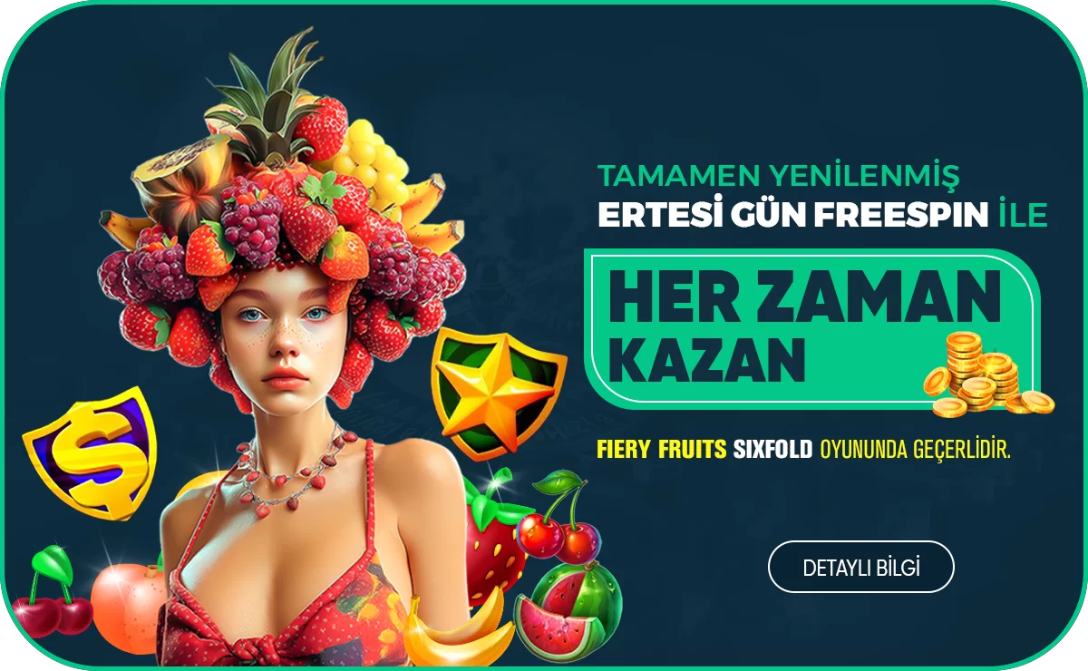 Ertesi Gün Freespin İle İki Gün Üst Üste Kazanma Şansı