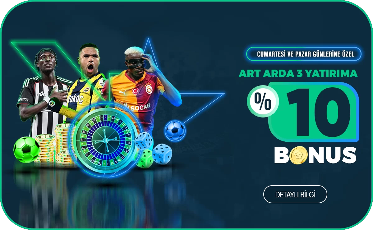 3 Yatırıma %10 Bonus