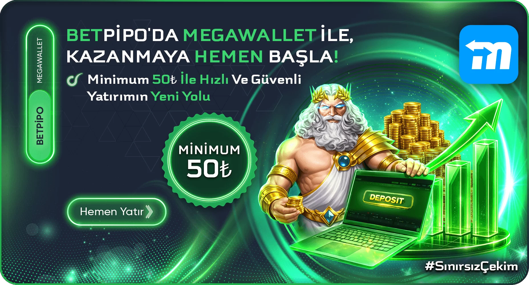 MEGA WALLET İLE YATIRIMINIZI KOLAYCA YÖNETİN!
