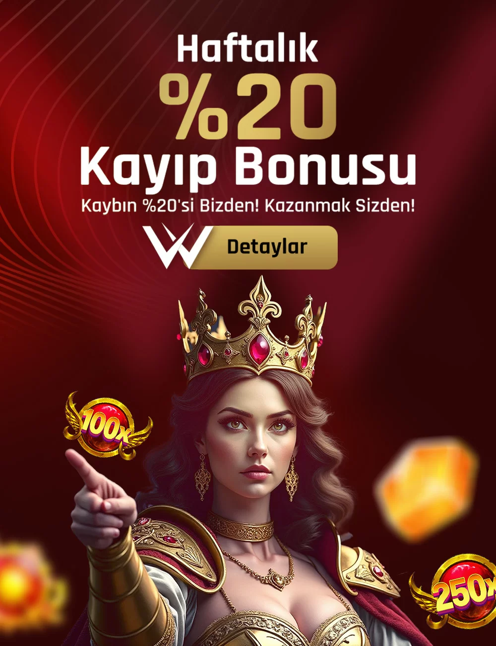 %20 HAFTALIK KAYIP BONUSU