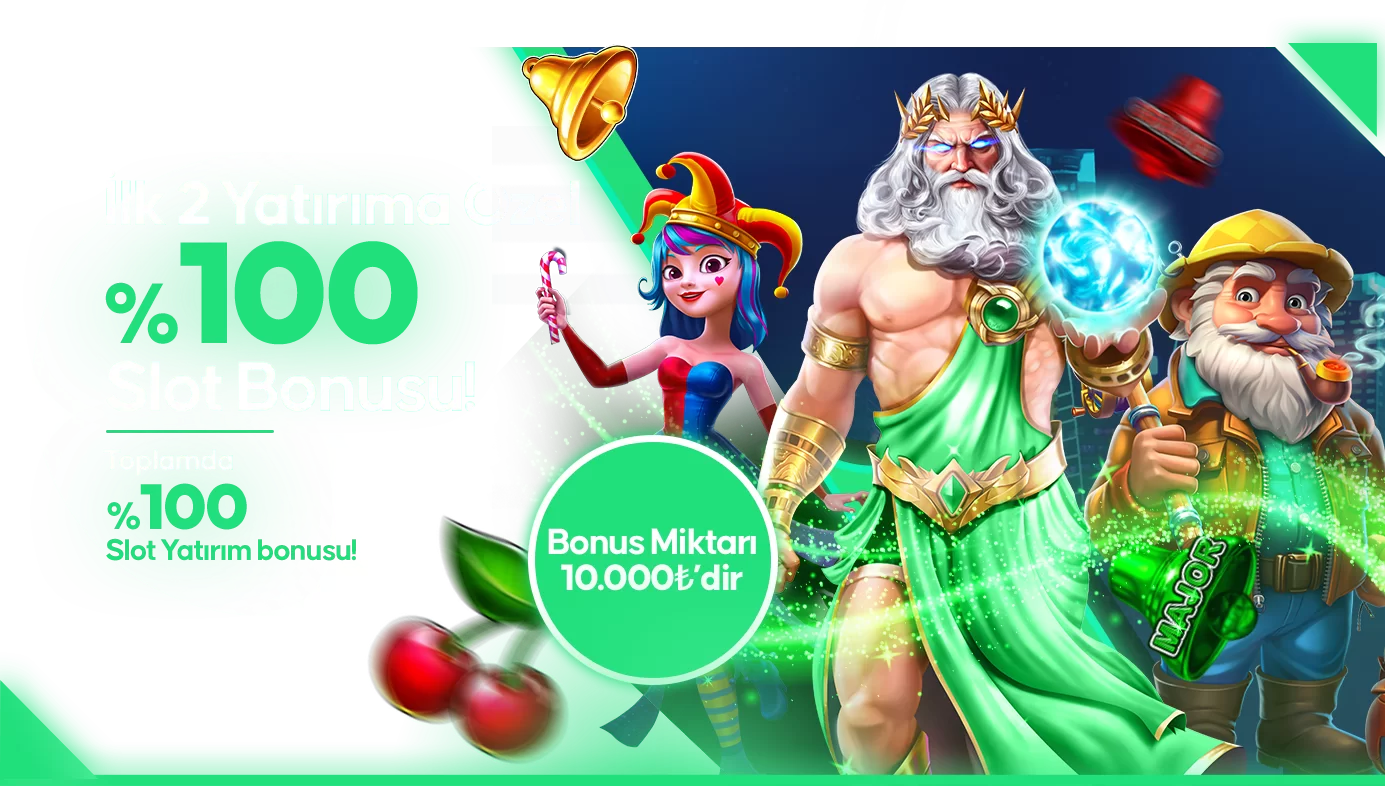 %100 Slot Hoş Geldin Bonusu