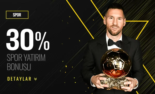 %30 SPOR YATIRIM BONUSU