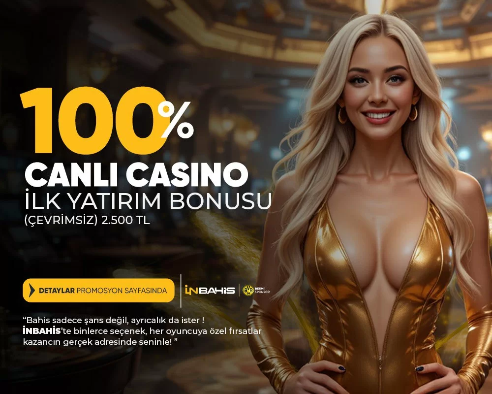 %100 CASINO - CANLI CASINO HOŞ GELDIN BONUSU