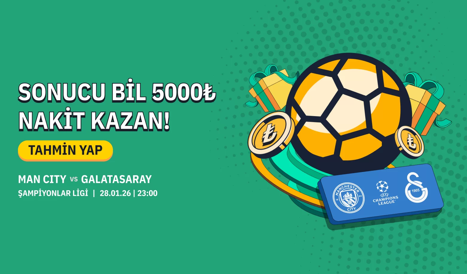 SONUCU BİL 5000₺ NAKİT KAZAN