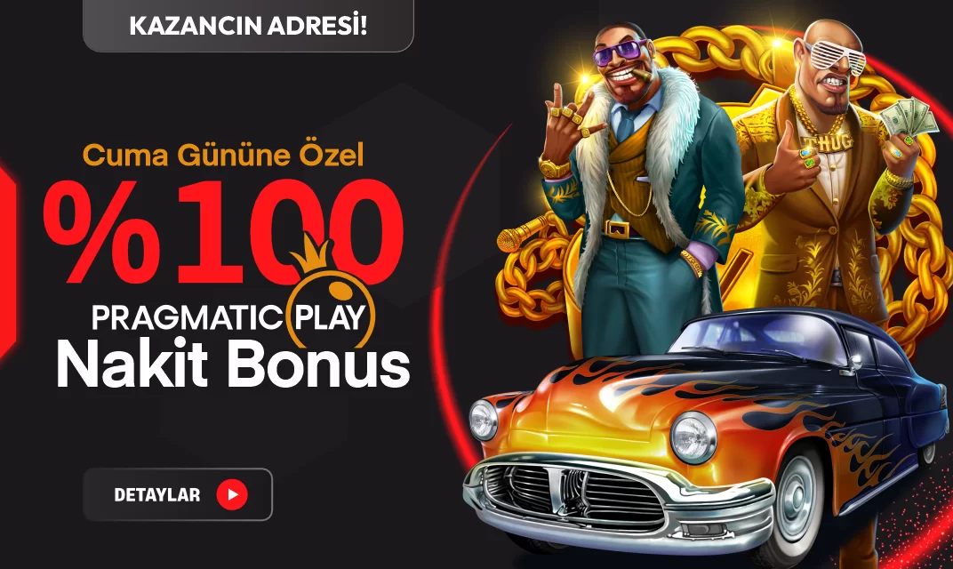 CUMA GÜNÜNE ÖZEL %100 PRAGMATIC BONUSU