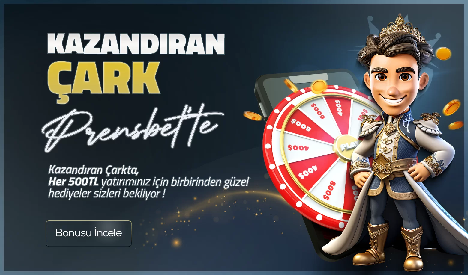 1.000 TL Üstü Her Yatırıma Çark Kodu