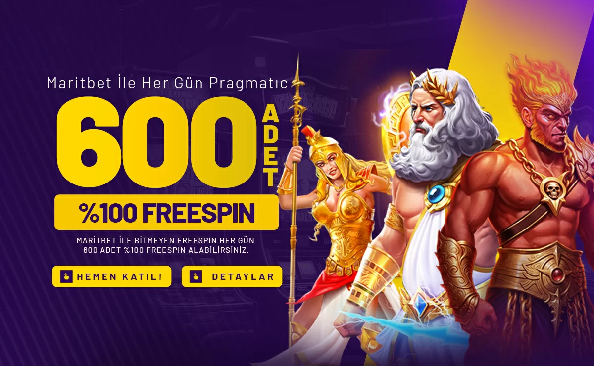 HAFTANIN HER GÜNÜNE ÖZEL %100 PRAGMATIC PLAY FREESPIN