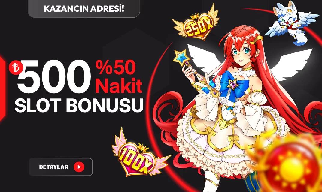 % 50 SLOT BONUSU