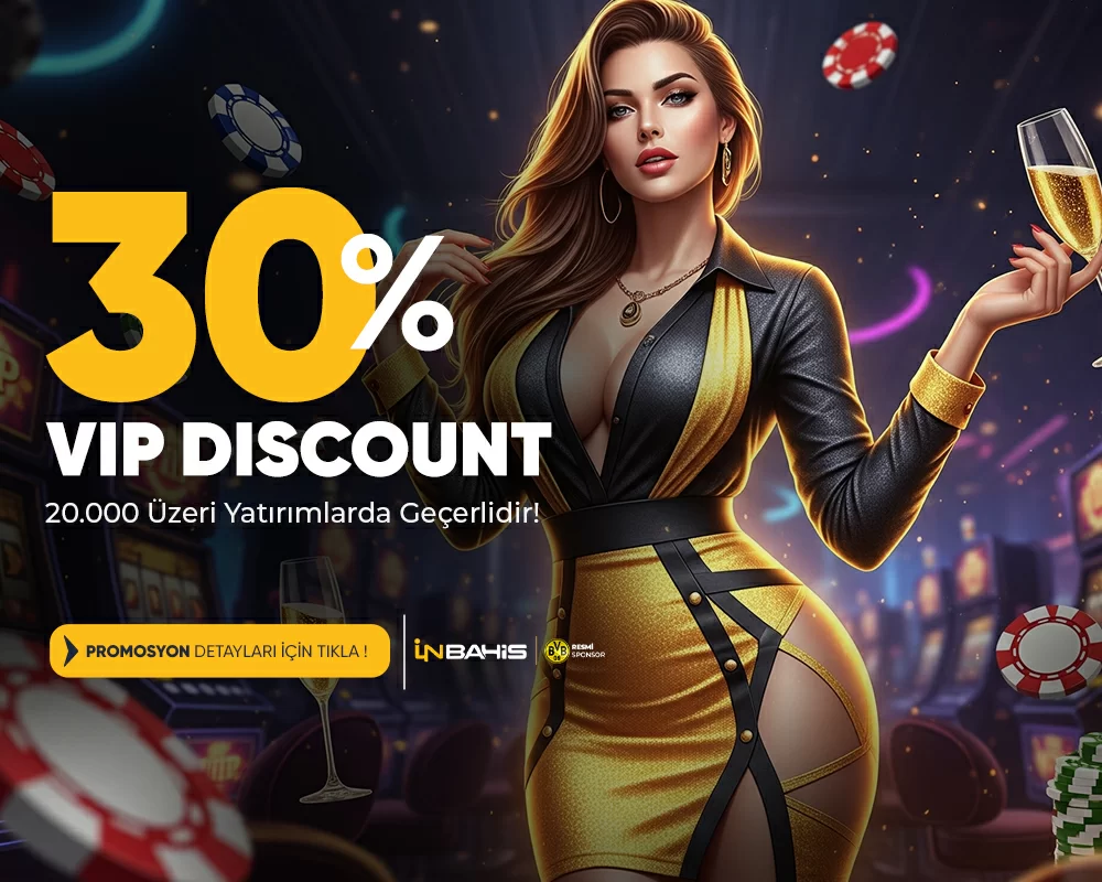 %30 CANLI VE SLOT VIP DISCOUNT
