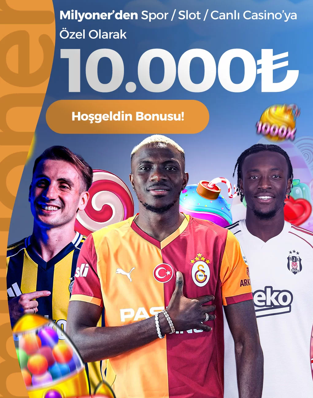 10.000₺ SPOR - CASİNO HOŞ GELDİN BONUSU
