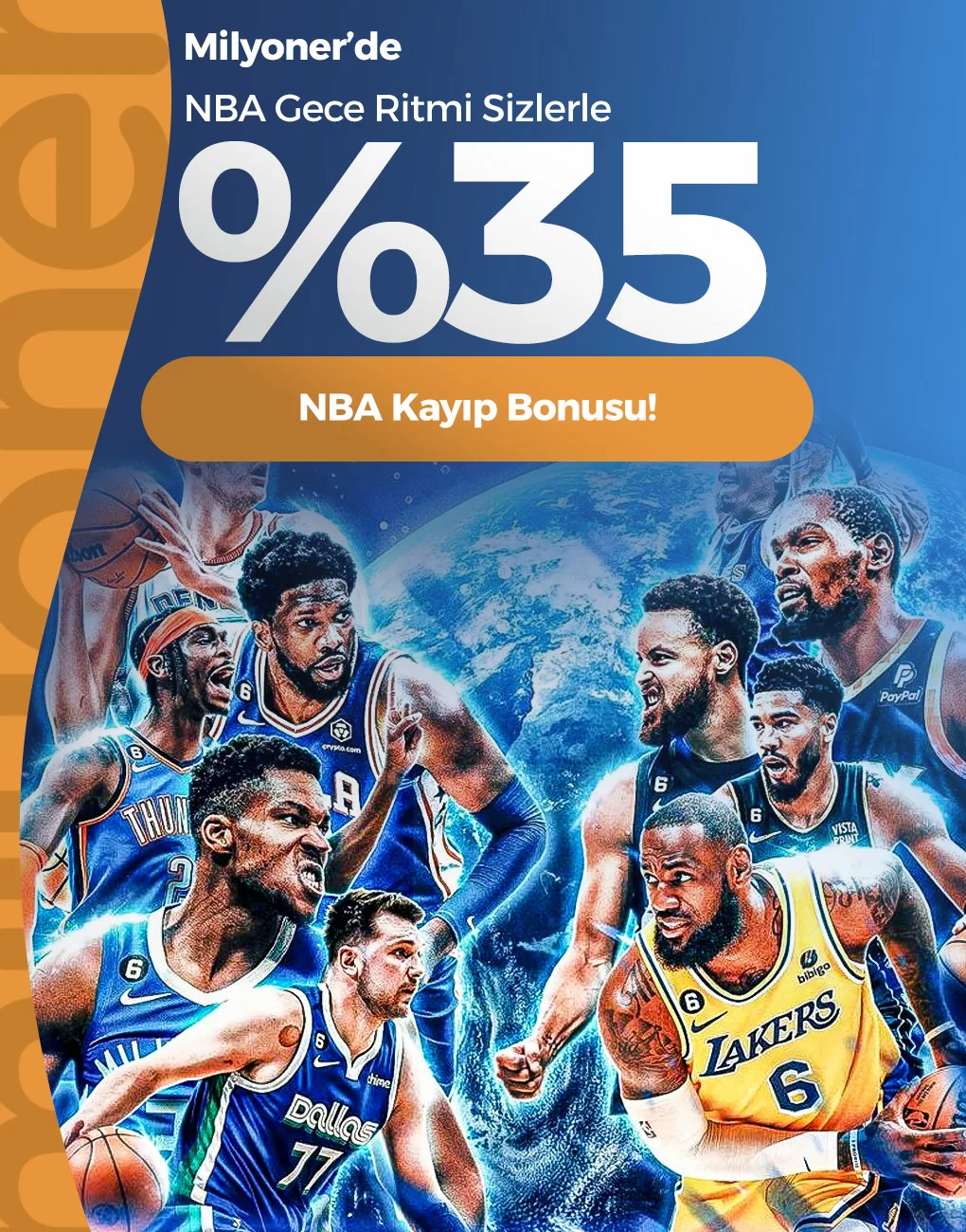 %35 KAYIP BONUSU - NBA GECE RİTMİ