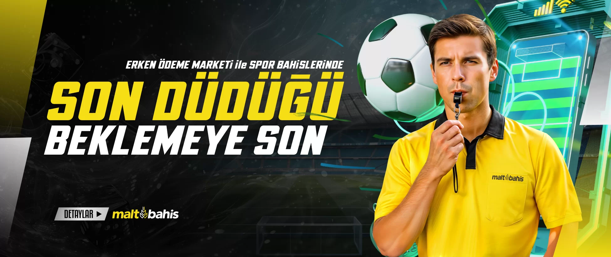 ERKEN ÖDEME MARKETI ILE SPOR BAHISLERINDE SON DÜDÜĞÜ BEKLEMEYE SON!