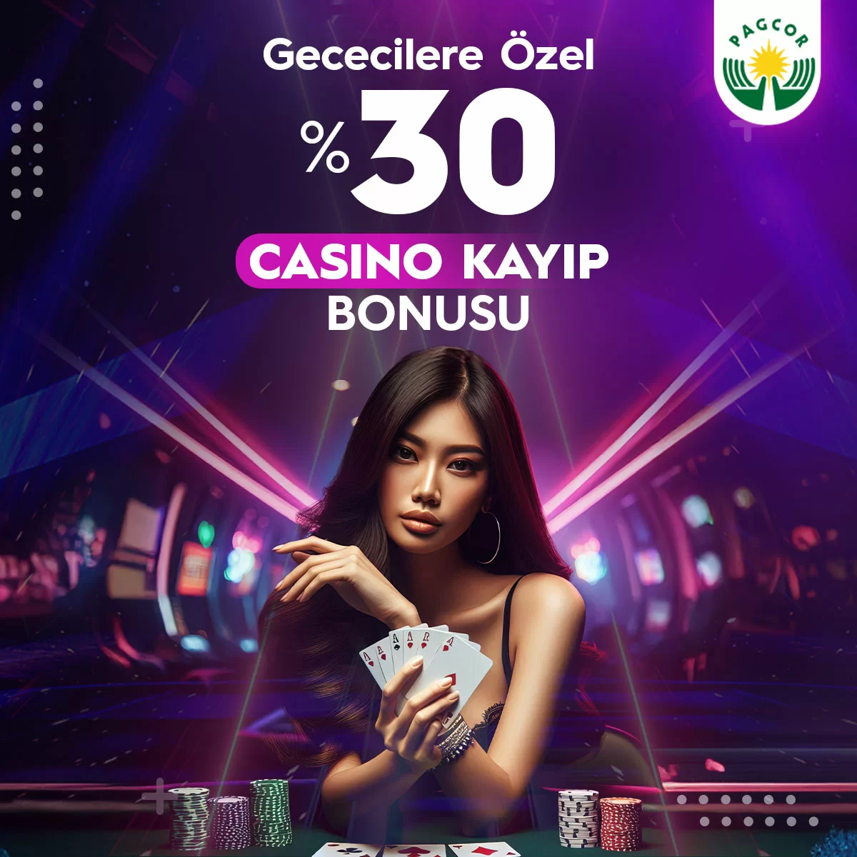 GECECİLERE ÖZEL %30 KAYIP BONUSU