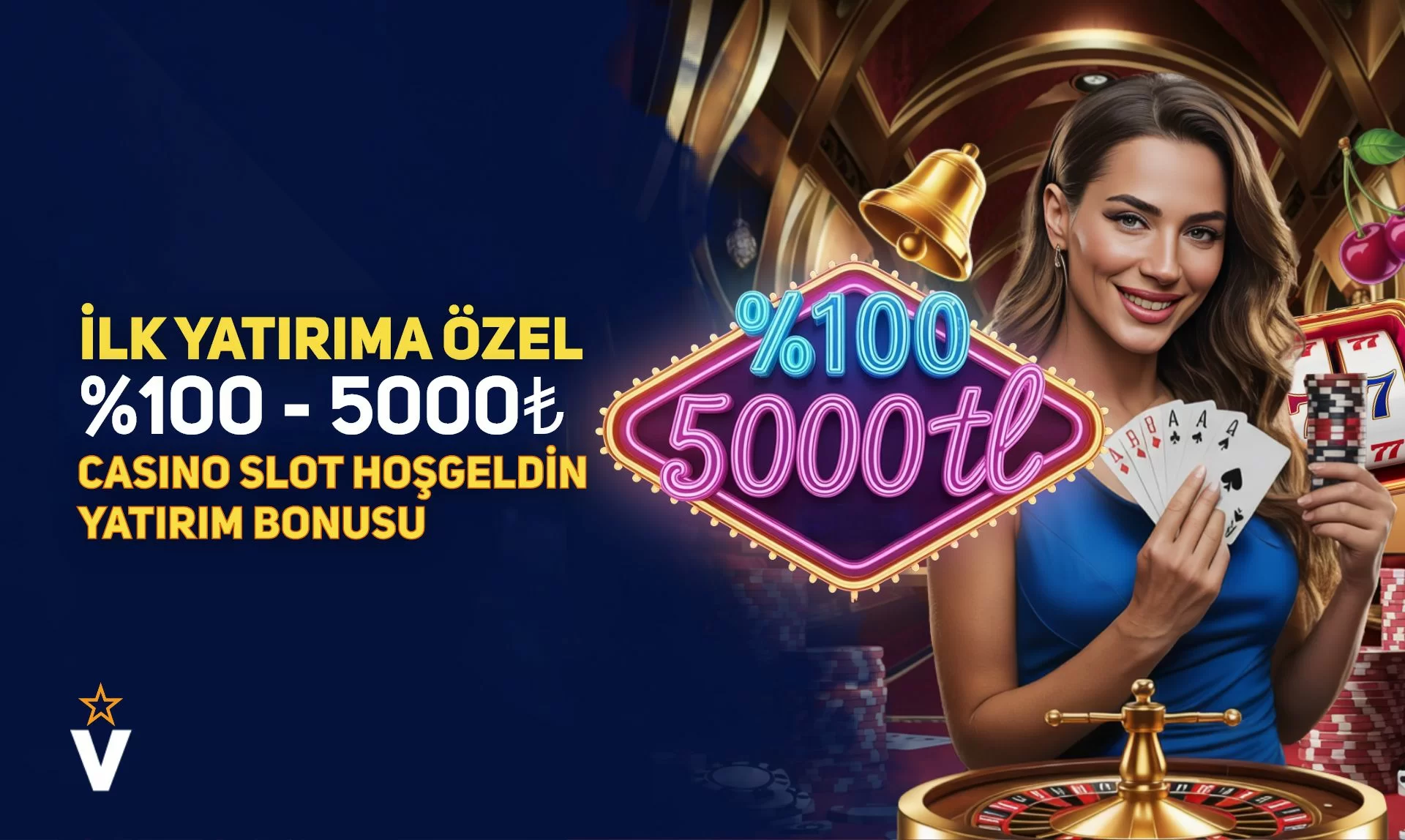 İLK YATIRIMA ÖZEL %100 - 5000₺ SLOT YATIRIM BONUSU
