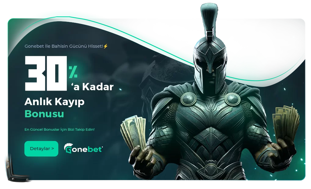 %30 'A KADAR ANLIK KAYIP BONUSU!