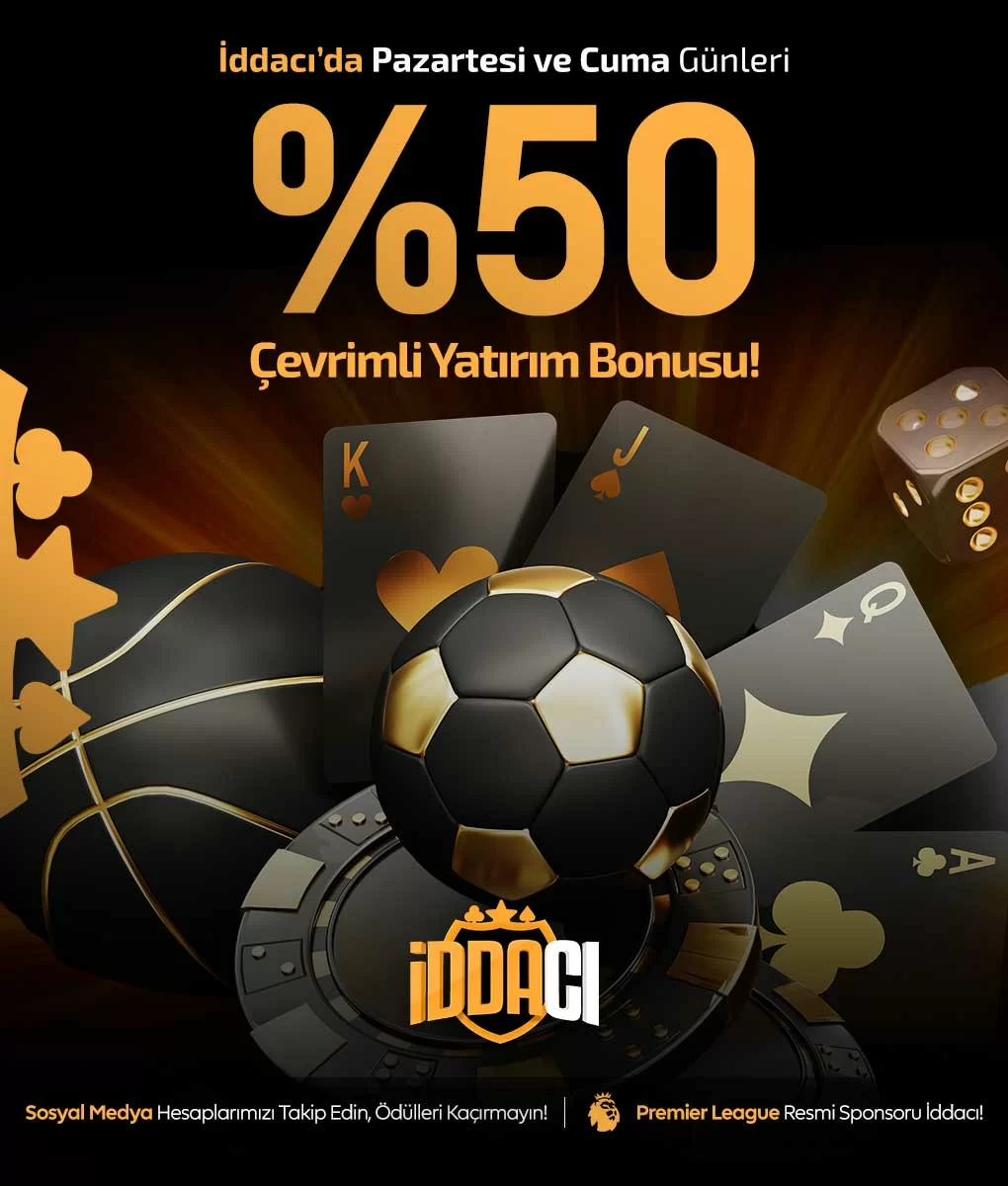 %50 ÇEVRIMLI YATIRIM PROMOSYONU