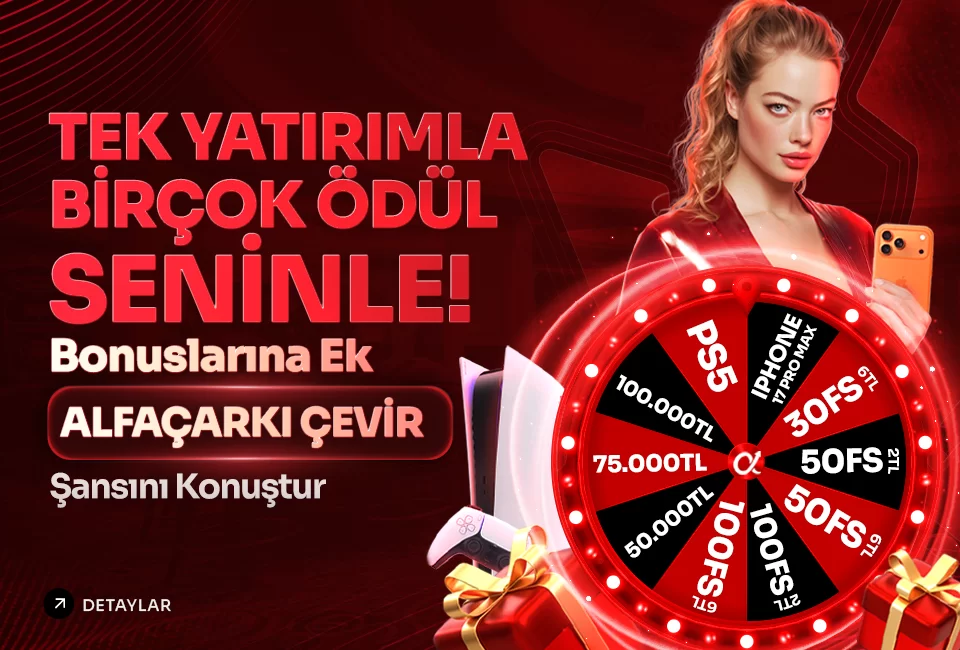 ALFAÇARK İLE HER DÖNÜŞ KAZANDIRIR
