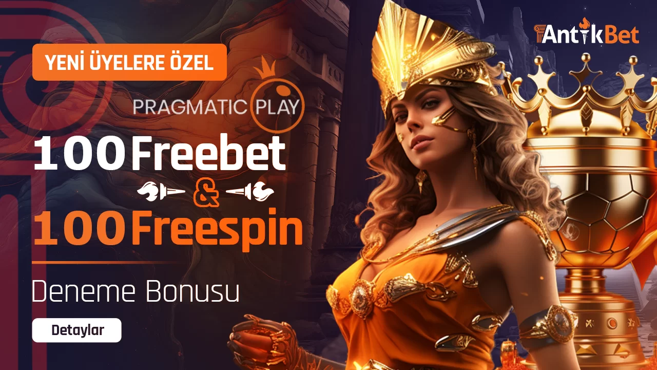 YENI ÜYE  100 FREEBET VEYA 100 FREESPIN DENEME PROMOSYONU