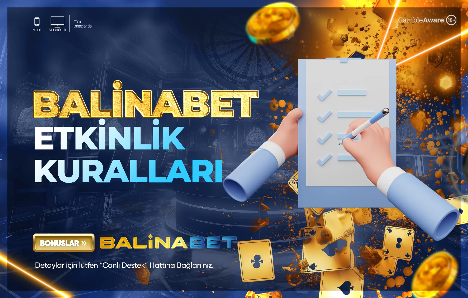 BALİNABET ETKİNLİK KURALLARI