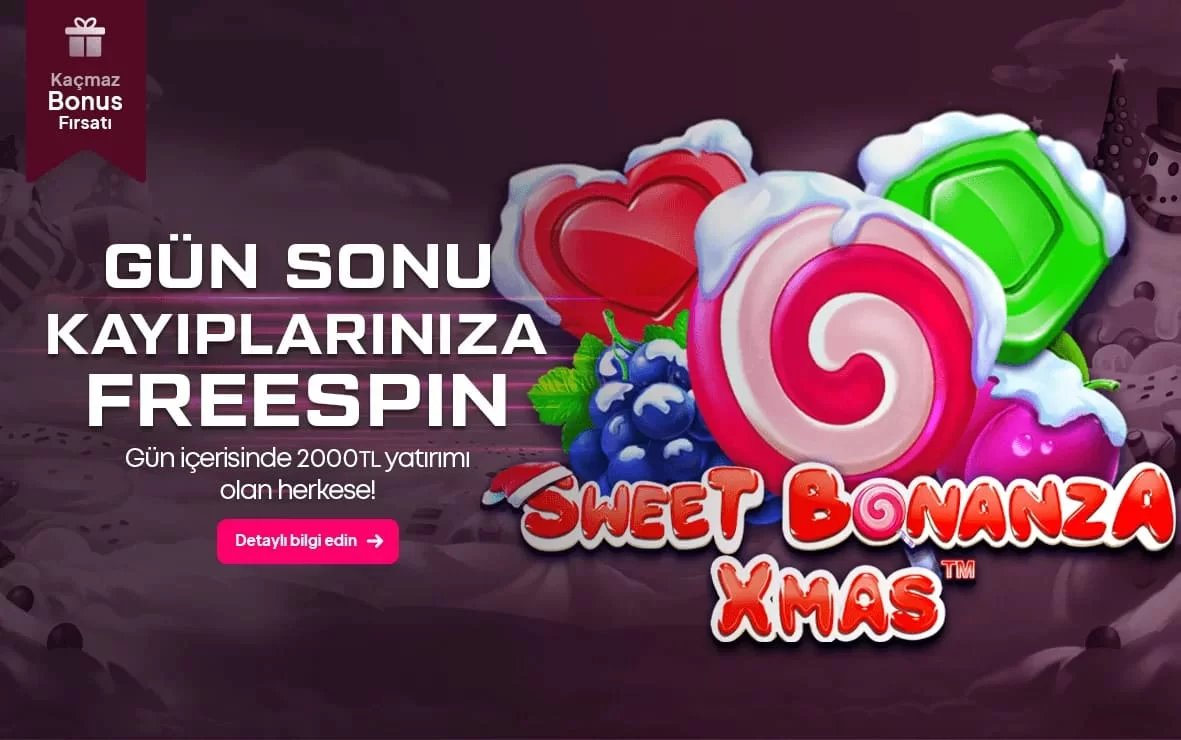GÜN SONU KAYIPLARINIZA FREESPİN!