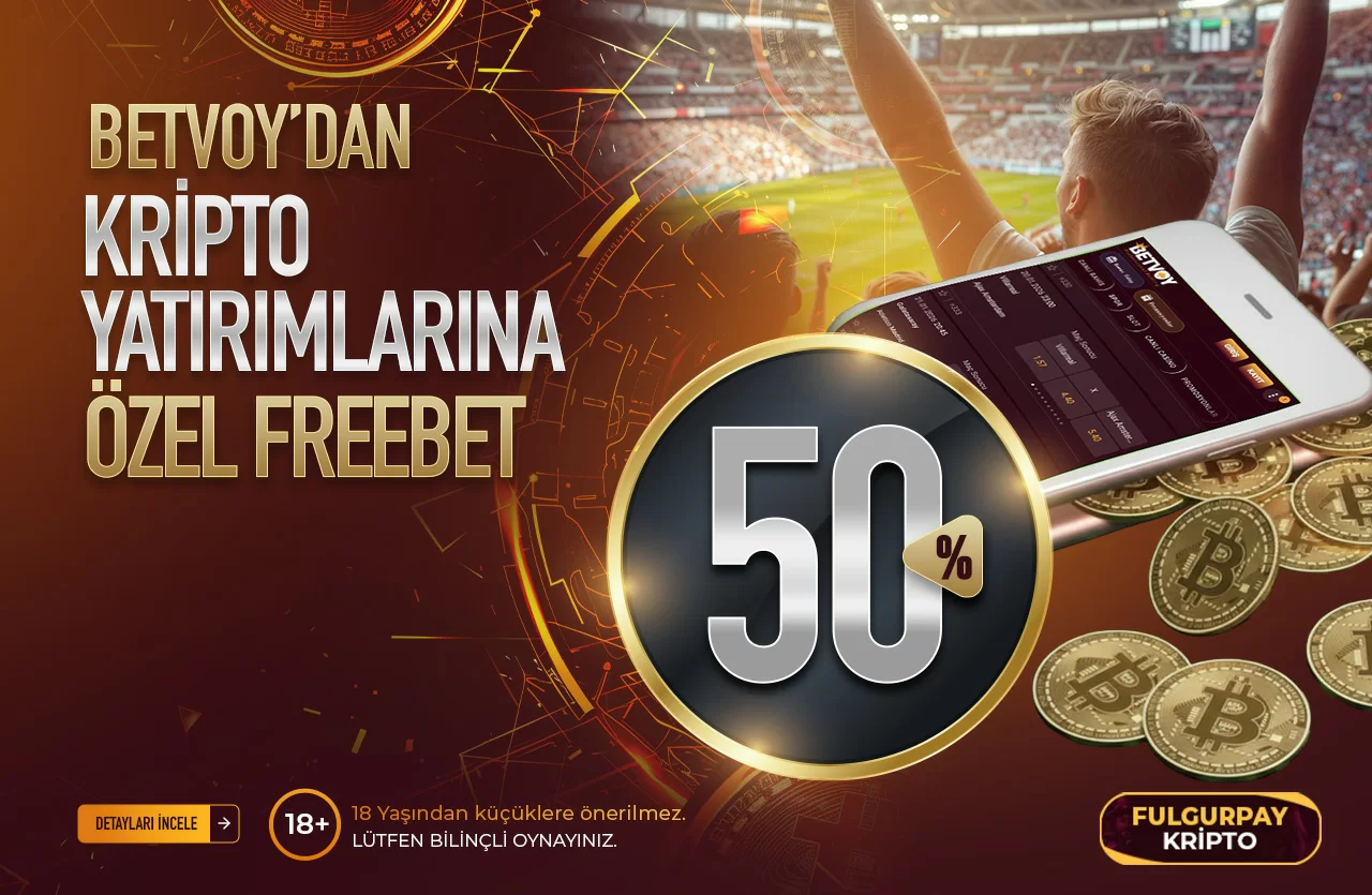 %50 KRİPTO YATIRIMLARINA ÖZEL FREEBET