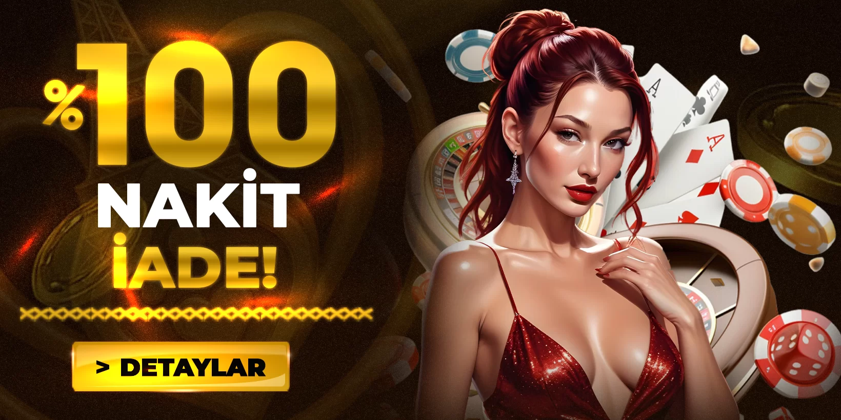 %100 NAKİT İADE SLOT & CANLI CASİNO BONUSU