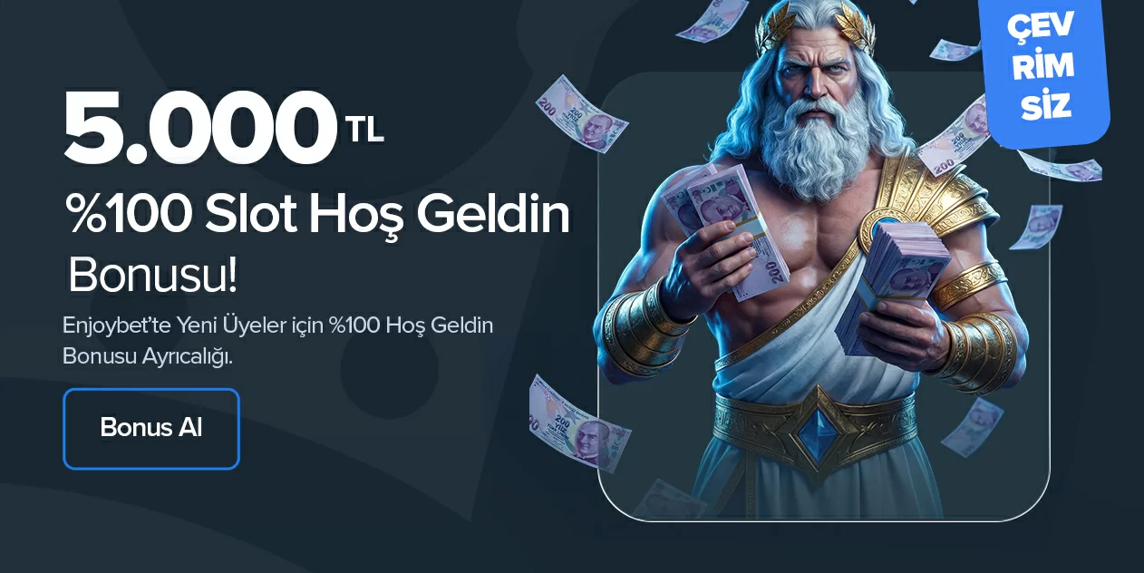 5.000 TL %100 Hoşgeldin Bonusu
