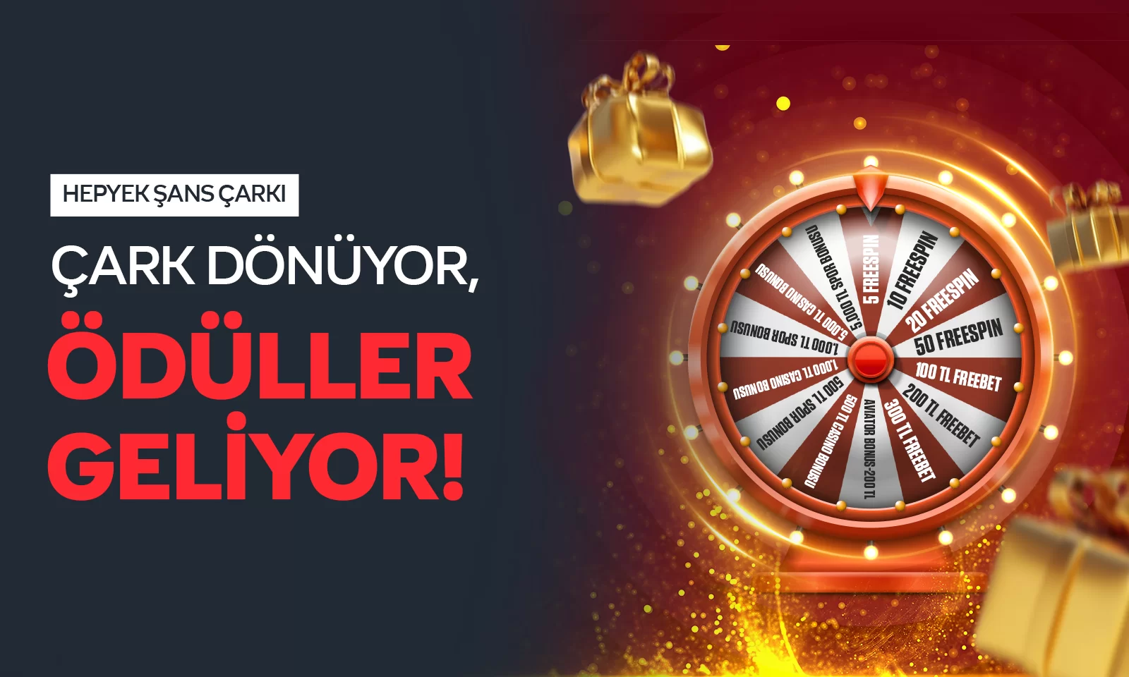 ŞANS ÇARKI HEPYEK'TE