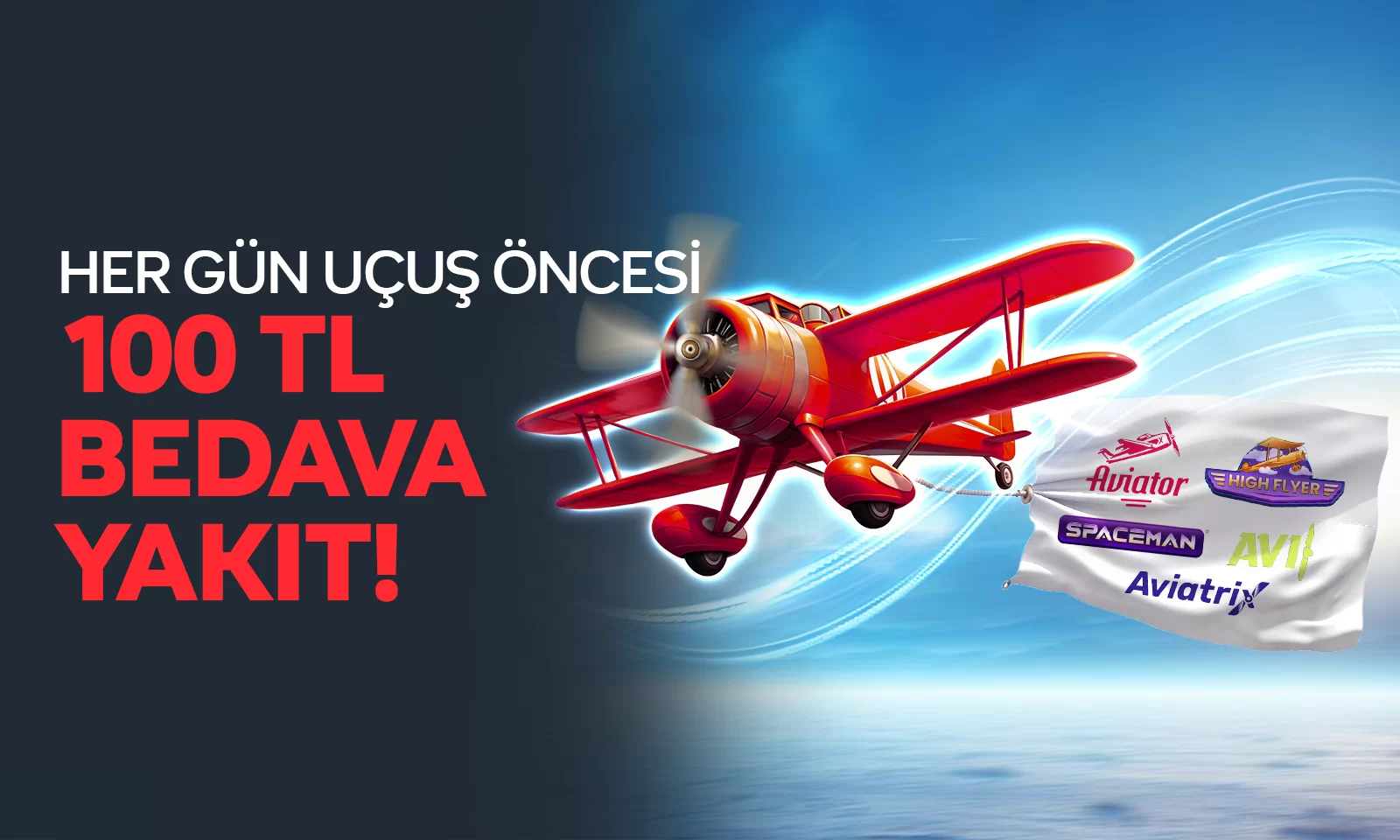 100 TL UÇUŞ HAKKI!