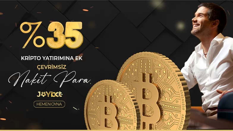 KRIPTO YATIRIMINA EK %35 ÇEVRIMSIZ NAKİT PARA