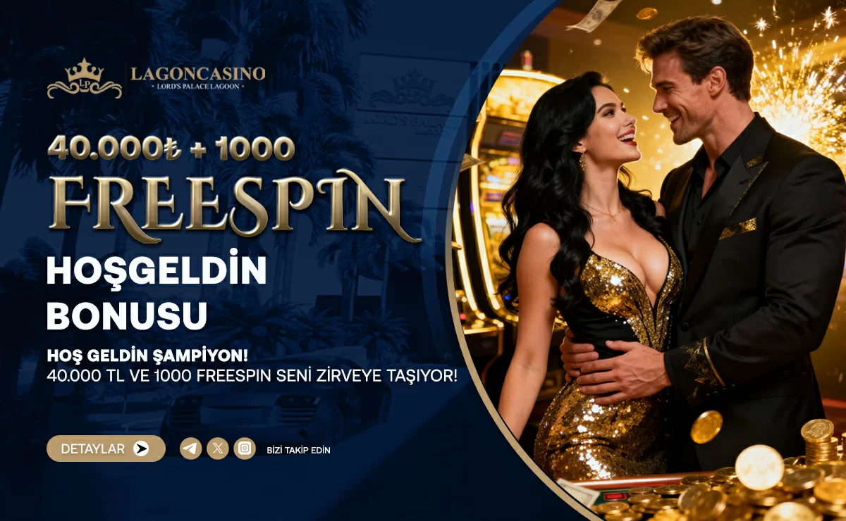 40.000 + 1000FREESPIN HOŞGELDİN BONUSU