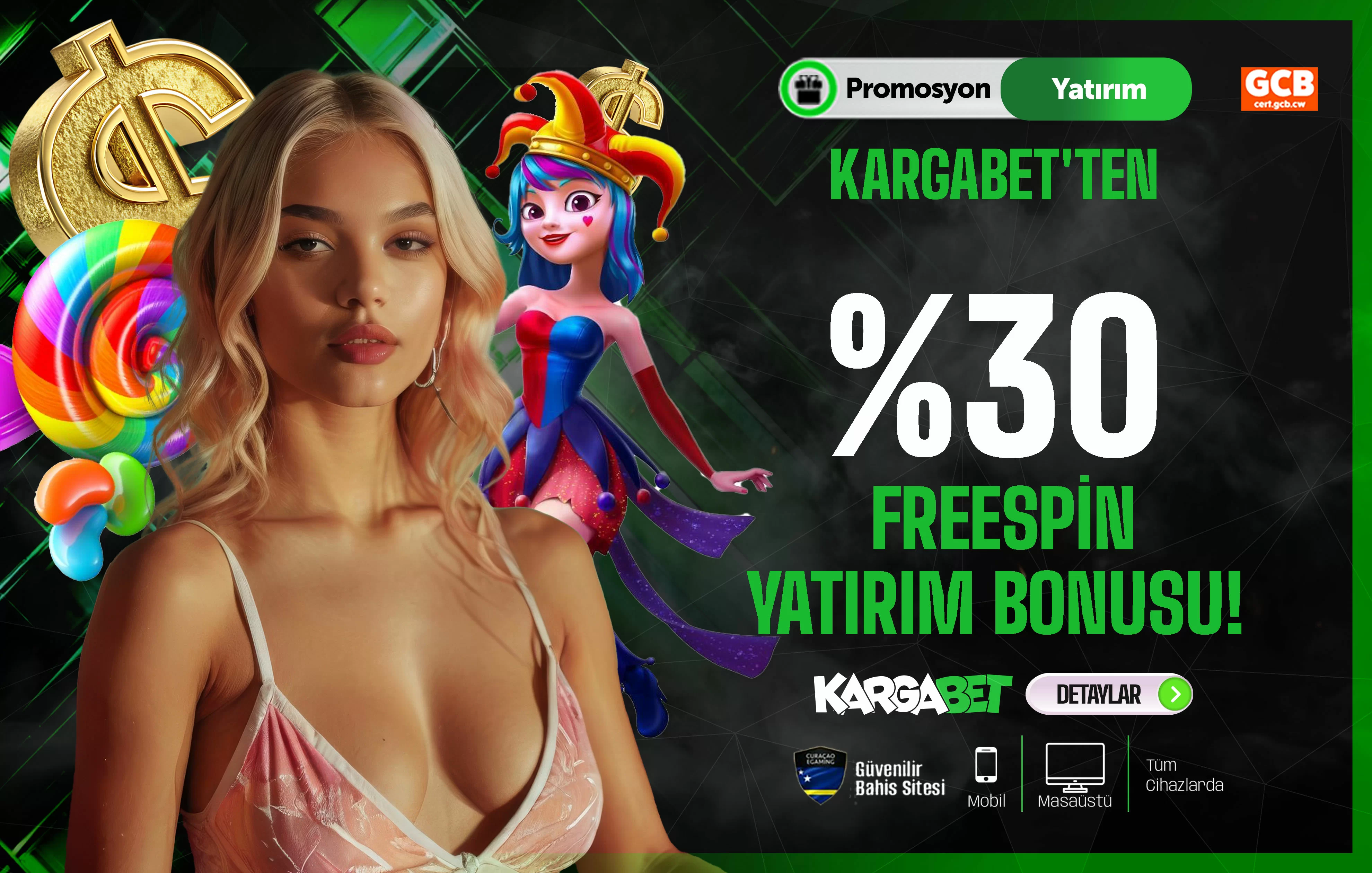 KARGABET'TEN ÇEVRIMSIZ %30 FREESPIN YATIRIM BONUSU !