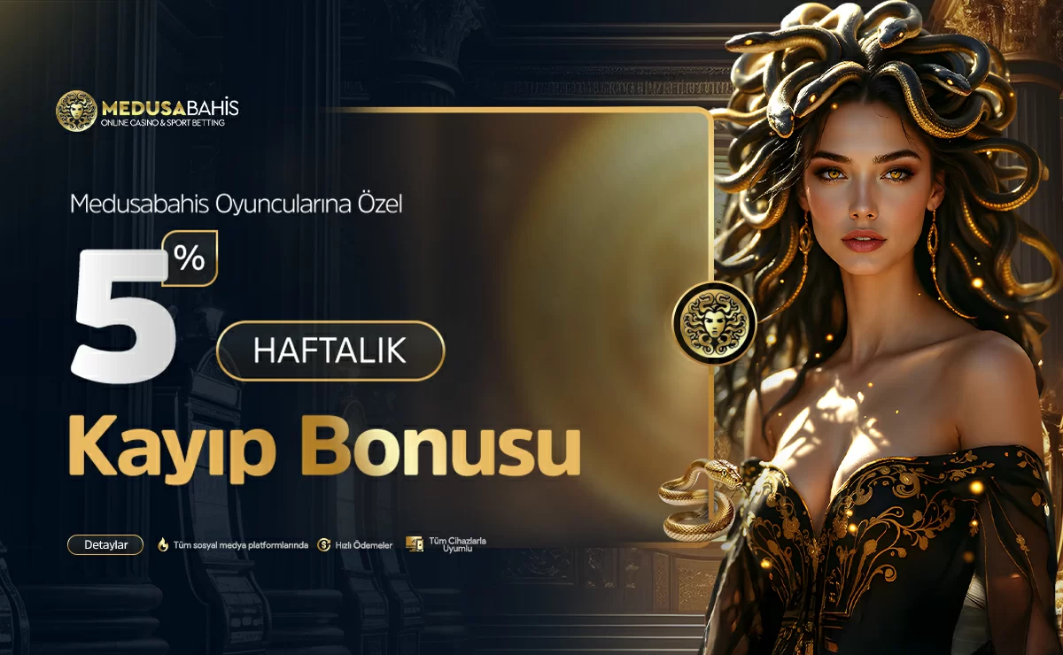 %5 HAFTALIK KAYIP BONUSU!