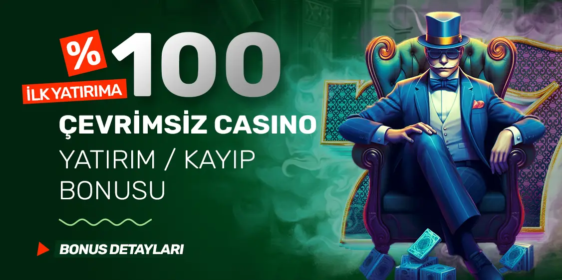 %100 ÇEVRIMSIZ İLK YATIRIM / KAYIP BONUSU